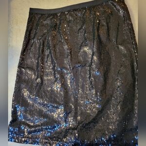 ISAAC MIZRAHI LIVE Sequins Skirt XL/1X